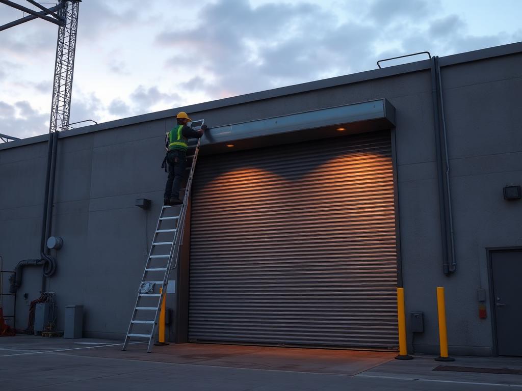 Loading Bay Install at Dusk